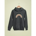 thumbnail image 3 of Follow The Rainbows Retro  Hoodie Women -Image by Shutterstock, Female 5X-Large, 3 of 4