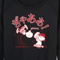thumbnail image 3 of Peanuts - Aaugh - Women's Lightweight French Terry Long Sleeve Shirt, 3 of 6