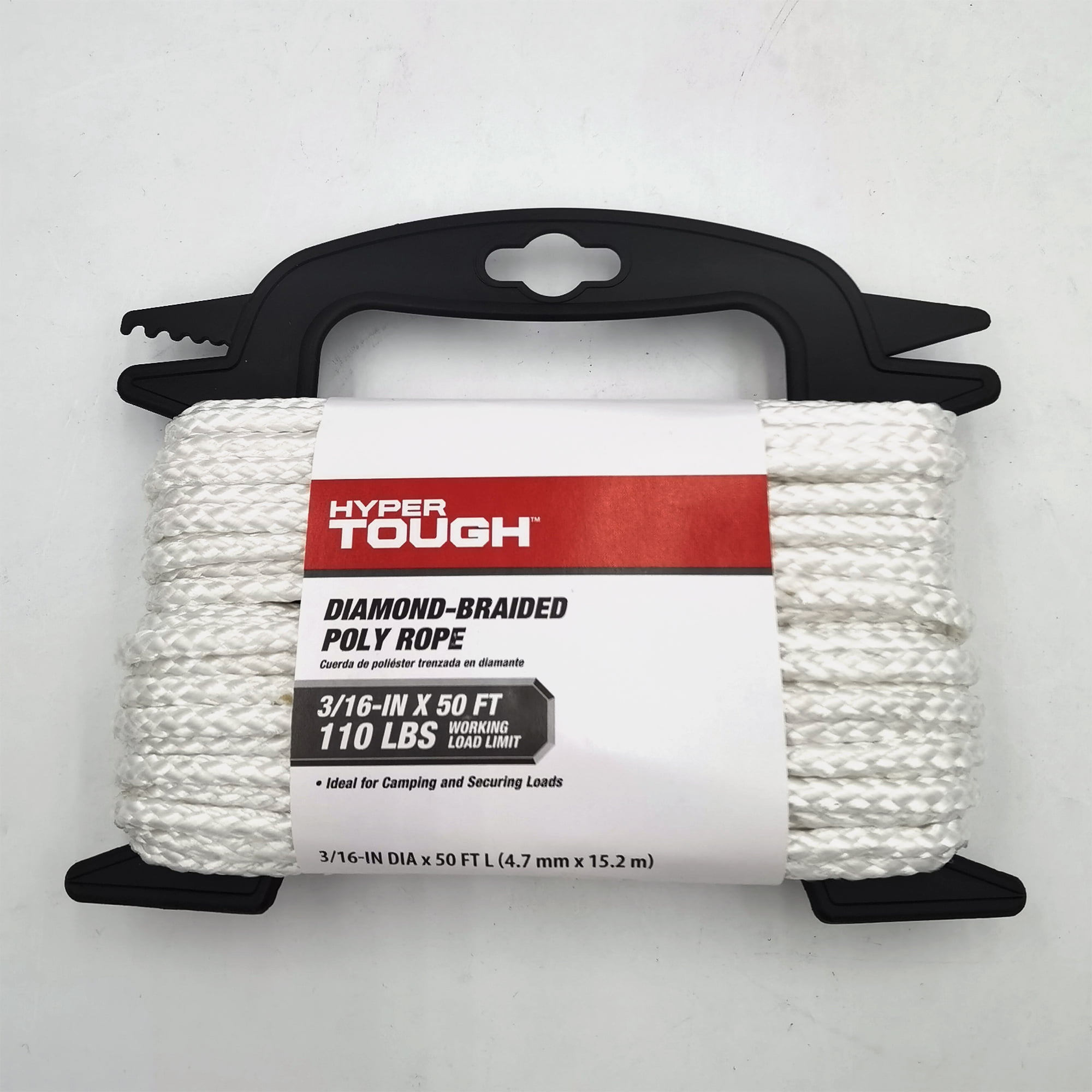 GOLBERG Diamond Braid Nylon Rope All Purpose Use for The Toughest of Environments and Tasks Strong and Durable with Shock Absorption and Stretch 