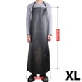 thumbnail image 1 of Waterproof Oilproof PVC Black Apron for Kitchen Waterproof Areas Work Cleaner, 1 of 9