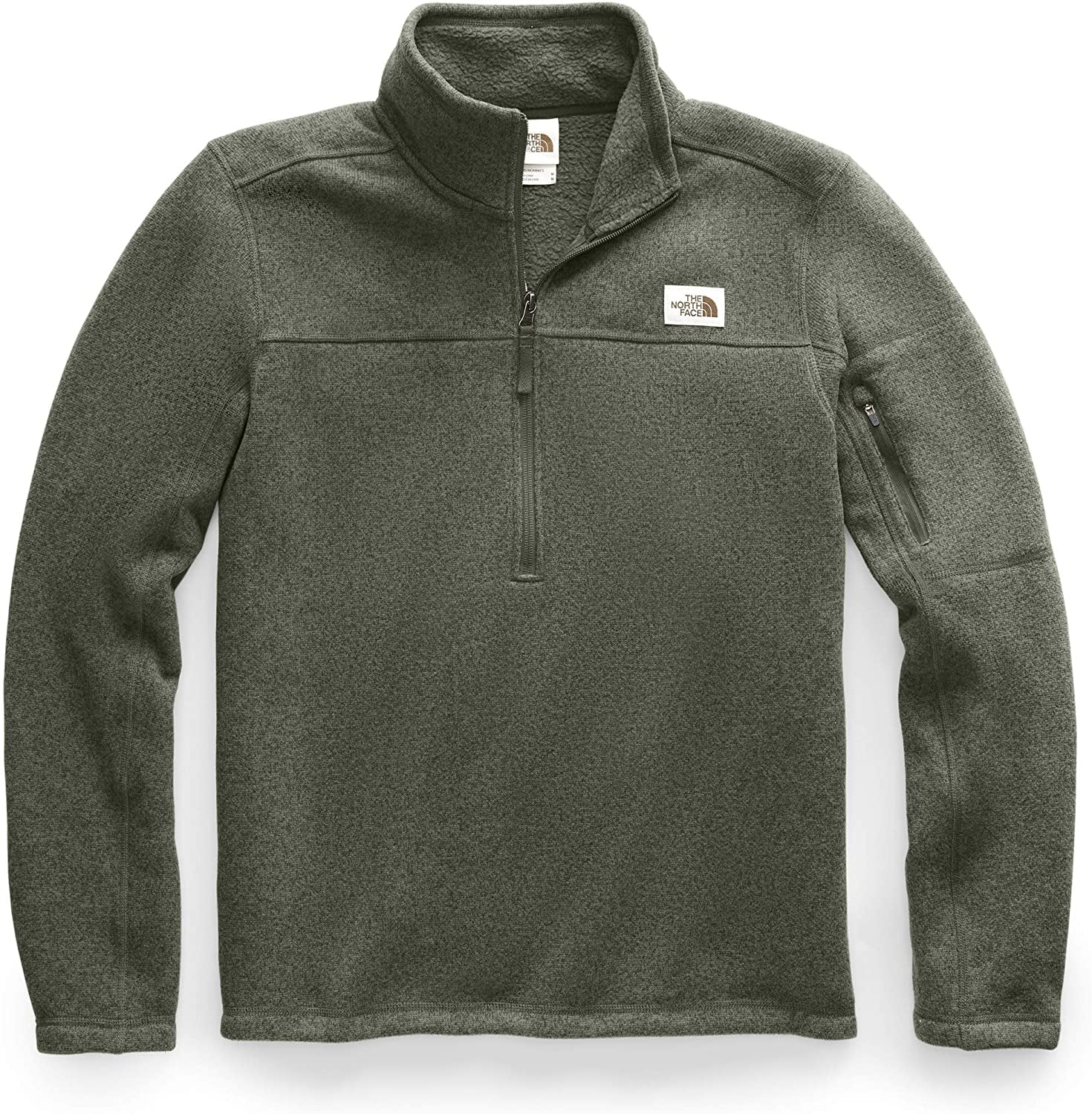 the north face men's quarter zip pullover