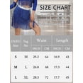 thumbnail image 6 of FEOYA Women's Fringe Dance Skirt Ladies Belly Dance Skirt Sequin Tassel Latin Skirt Sparkle Multi Layer Tassel Skirt S Blue, 6 of 6