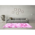 thumbnail image 3 of Ahgly Company Indoor Rectangle Abstract Pink Modern Area Rugs, 2' x 4', 3 of 4