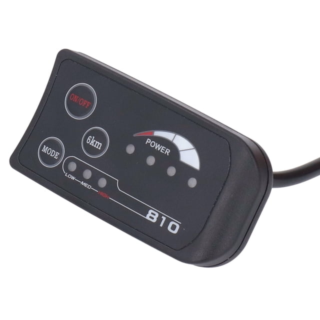 Electric Bike S810 LED Panel, Electric Bike LED Display Power Display 36V 48V 4 Wire for Modification for Scooters