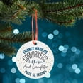 thumbnail image 4 of Surpdew Coworker Gifts For Women - Coworker Christmas Ornaments - Chance Made Us Coworkers - Work Besties Gifts For Women - Friendship Gift For Colleague, Bestie Worker, Work Friend - Christmas 2025, 4 of 7
