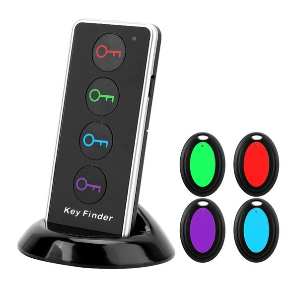 Key Finder, 5 Kit With 1 Transmitter And 4 Key Locator, For Wallet Keys Phone Glasses