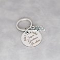 thumbnail image 3 of Beat Leaders Rose Keychain Men Women Key Chain Stainless Steel Pendant Accessories Fashion Letter Key Ring Jewelry Gift, 3 of 5