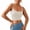 White, variant on Womens Sleeveless Tank Top with Built in Bras Solid Color Camisole Shirts Sleeveless Summer Square Neck Slim Fit Tees