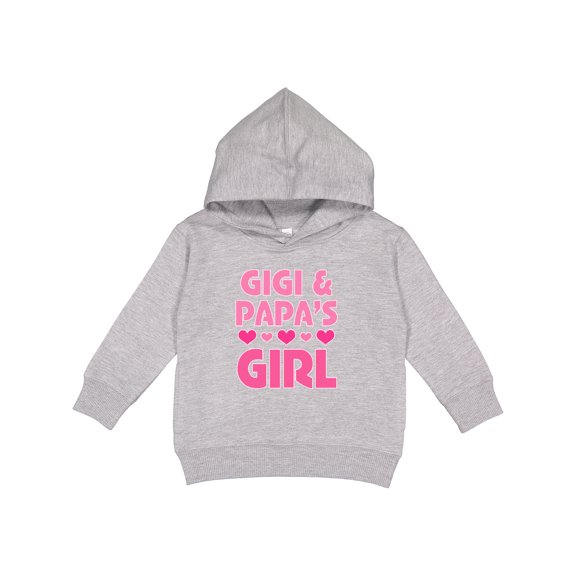 Inktastic Gigi and Papa Girl Cute Granddaughter Toddler Hoodie