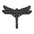 thumbnail image 3 of Heavy Duty Hangers Single Coat Hanger Cast Iron Coat Hook Dragonfly Wall Hook Wall Mounted Key Rack, 3 of 3