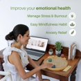 thumbnail image 3 of ENSO SENSORY Kit de jardín zen japonés para escritorio - 12 bambú arena jardín Zen D cor | Regalo de meditación | Herramienta de terapia sensorial para la atención plena y el bienestar emocional, 3 of 9