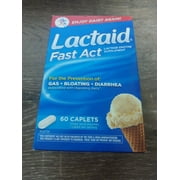 NEW Lactaid Fast Act Lactase Enzyme Supplement 60 caplets Exp. 04/2020 & Later