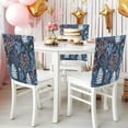 thumbnail image 4 of Decorative Chair Back Cover One Size x6 Chair Cover Dining Chair Slipcovers Chair Back Decoration Festival Chair Decoration Beautiful Tree in Winter, 4 of 6