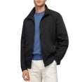 thumbnail image 2 of PiGOGI Men's Winter Coats Spring and Fall Casual Daily Zipper Pocket Waterproof Coat Long Sleeve Black 4XL, 2 of 5