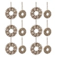 thumbnail image 6 of Melrose International Snowflake Ornament (Set of 12) 4"H, 6"H Wood, 6 of 6