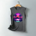 thumbnail image 5 of Summer Savings Clearance! Titcea Womens Tank Tops Palm Tree Printed Round Neck Sleeveless Graphic Tees Beach Holiday Travel Workout Tank Tops, 5 of 5