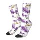 thumbnail image 1 of Fotbe Orchids Flowers Calcetas Largas con Estampado para Hombre y Mujer – Calcetas de Compresión Transpirables y Elásticas, Viajar y Uso Diario Talla 5-11, 1 of 6
