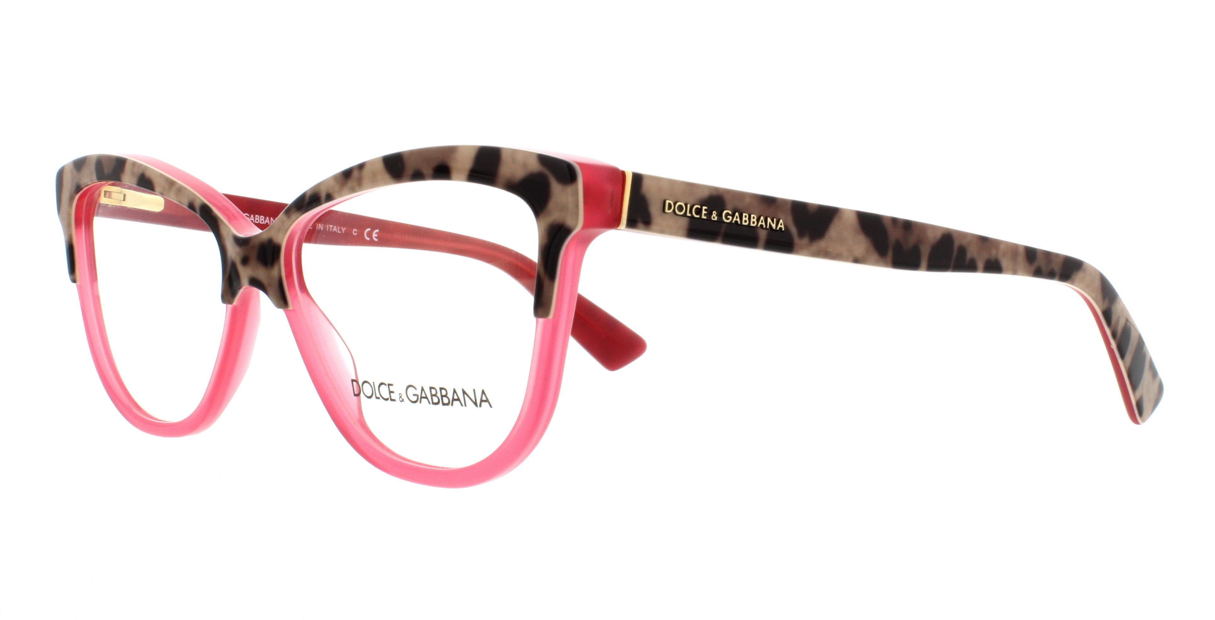 dolce and gabbana pink eyeglasses