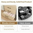 thumbnail image 6 of 4+2 Dresser for Bedroom, 46.6" Tall Dresser, Tall Drawer with Storage Freestanding, Wooden Closet Storage Chest for Living Room, Bedroom, Entryway, 6 of 9