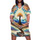 thumbnail image 2 of Leyendas literarias: Colección de citas de literatura clásica. Vestido holgado con bolsillos. Vestidos de verano para mujer. Vestidos de verano para mujer 2025., 2 of 7