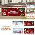 New Christmas Garage Door Decorative Hanging Cloth Outdoor Door