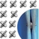 thumbnail image 1 of 10pcs Curtain Magnets Closure, Curtain Weights Magnets With Back Tack, Prevent Lights From Leaking Button, 1 of 5