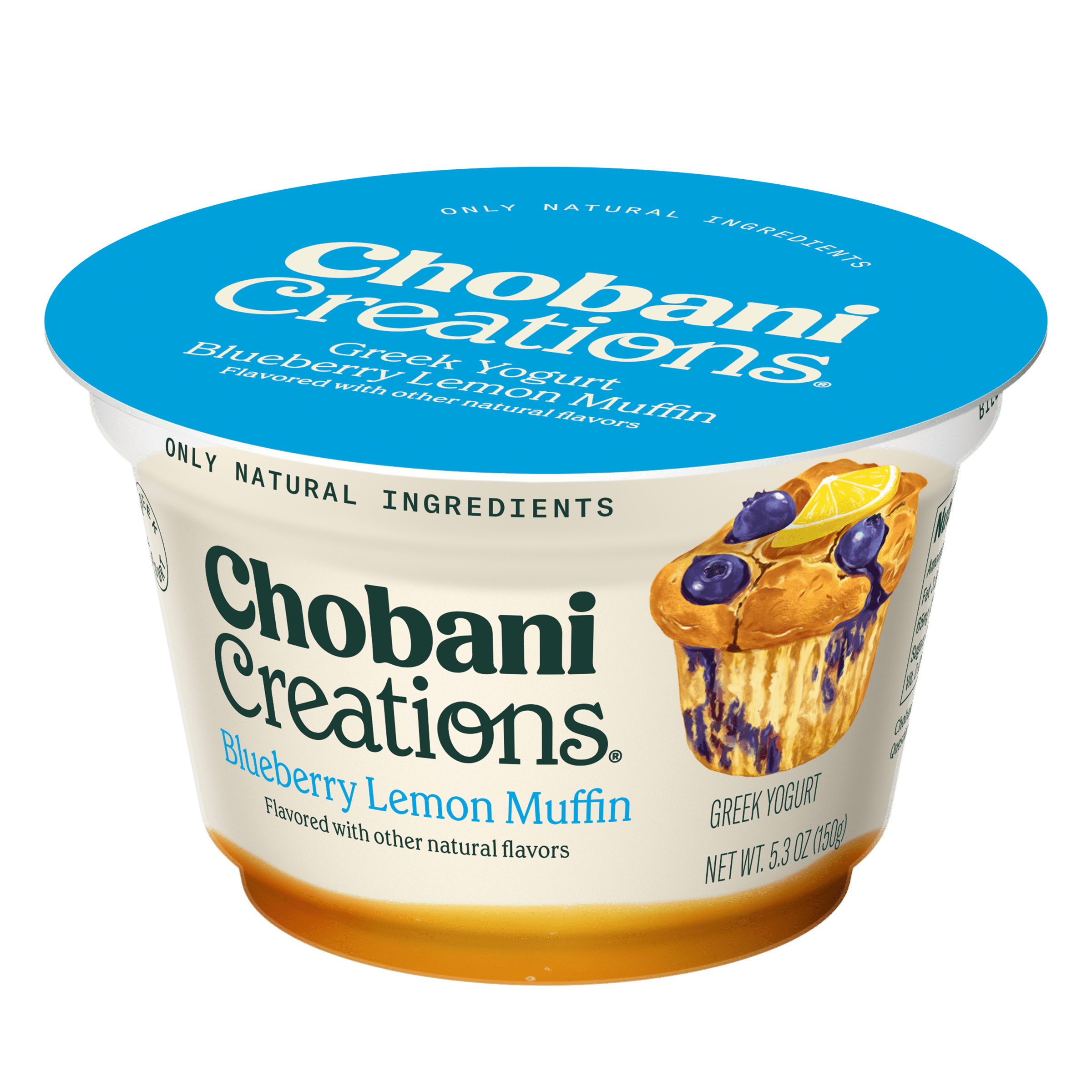 Chobani Creations Blueberry Lemon Muffin 5.3oz