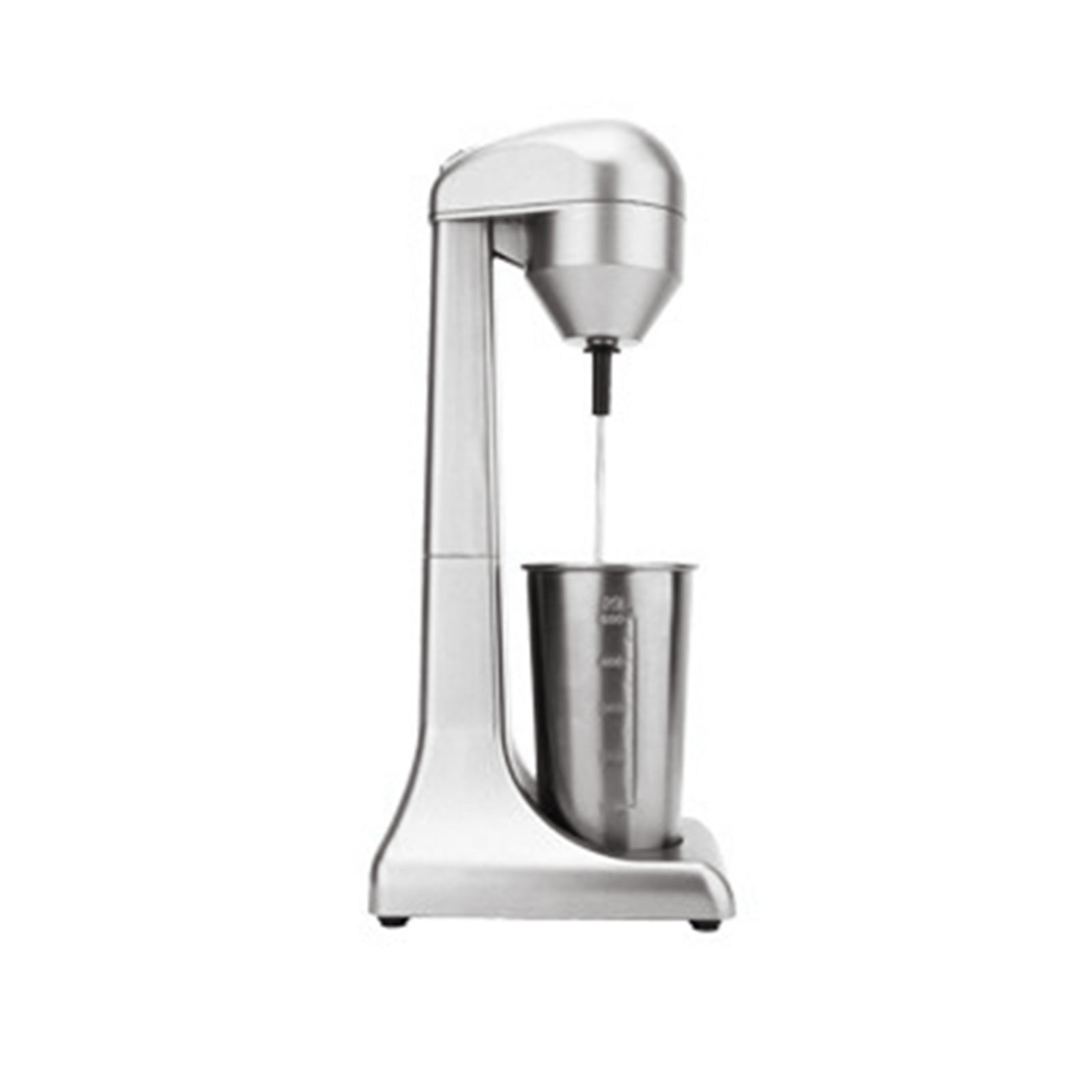 Anqidi Single Head Electric Milk Shaker Stainless Steel Drink Mixer Shake Machine Milk Ice Cream Blender 110V, Size: As Shown, Silver