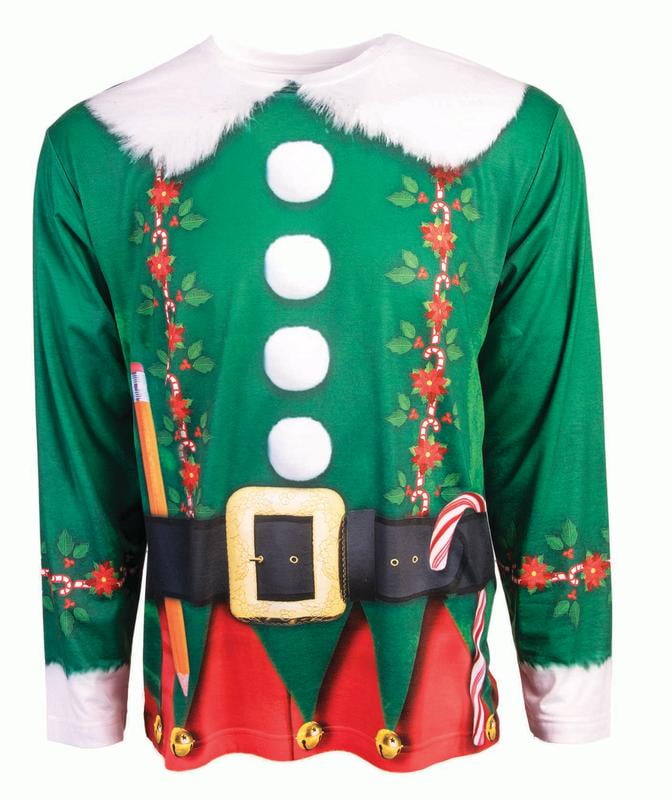 Instant Elf Sublimated Long Sleeve T 
