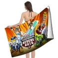 thumbnail image 5 of Beach Towel Bath Towels for Transformers Rescue Bots Kids Boys Girs Gifts Soft & Absorbent for Bathroom Travel Camping Vacation 20×40 inch, 5 of 6