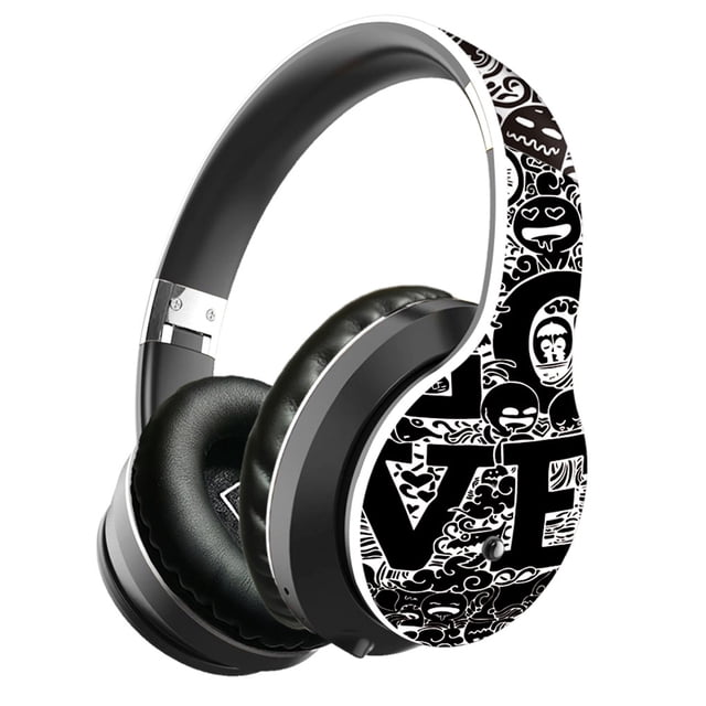 Auriculares Gaming Seitruly compatibles con Bluetooth 5.0 Reducción de ruido Micrófono incorporado recargable inalámbricos PC de Cables de audio/vídeo blanco