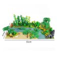 thumbnail image 3 of Bloques de construcción MOC Rain Forest River, placas base de dinosaurios de animales de selva tropical, bloques de construcción, juguetes de dinosaurios de Jurassic World, 3 of 4