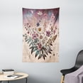 thumbnail image 2 of Ambesonne Botanic Tapestry Wall Hanging, Wildflower Bouquet Vintage, 40"x60", Mauve Beige Teal, 2 of 3