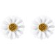 thumbnail image 1 of Sweet Painting Daisies Flower Ear Stud Earrings Piercing Jewelry Gift for Women Girls Teens, 1 of 4