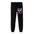 thumbnail image 5 of Looney Tunes Sylvester and Tweety We'll Play Sandwich Youth Black Graphic Jogger Pants-Small, 5 of 7