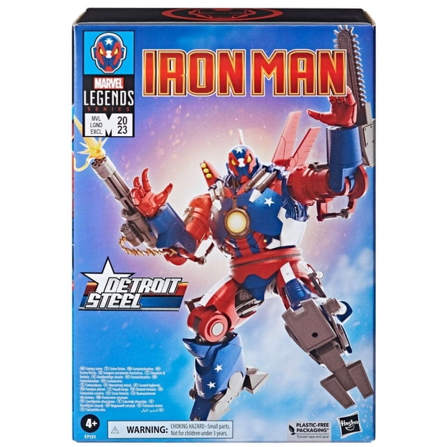 Hasbro Marvel Legends Series Detroit Steel Iron Man 9" Action Figure