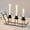 Black B Home Decor, variant on Flash Deals Iumwxz Candle Stand Modern Structure with Sturdy Base Ideal for Home Decor Dining Table Centerpieces Weddings Events and Gift Giving Apartment Essentials Holiday Gifts Weekly Deal