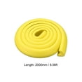 thumbnail image 2 of Uxcell Corner Guards Protectors 6.56ft(2M), 4 Pack Foam Bumper L Shape, Yellow, 2 of 5