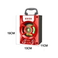 thumbnail image 3 of Altavoces de Karaoke Perfecl 8H 1200mAh 5.0 LED TF Azul, 3 of 4