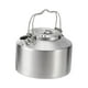 thumbnail image 5 of Tetera de picnic de tetera para acampar con tapa de acero inoxidable de acero inoxidable con bolsa de agua para la bolsa de agua para pescar picnic, 5 of 8