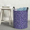 thumbnail image 5 of Goofa Lavender Flowers Printed Circular Hamper,Laundry Basket with Handles,Storage Baskets Foldable,Large Capacity Laundry Hamper-Medium, 5 of 8