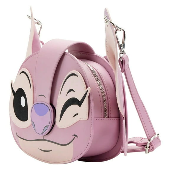 Loungefly Licensed Disney Lilo & Stitch Angel Face Crossbody Bag Purse