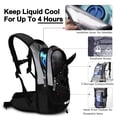 thumbnail image 2 of Mothybot Mochila de hidratación, mochila de hidratación aislada con bolsa de agua y almacenamiento de 2 litros sin BPA, mochila de senderismo para hombres, mujeres, niños para correr, andar en bicicle, 2 of 5
