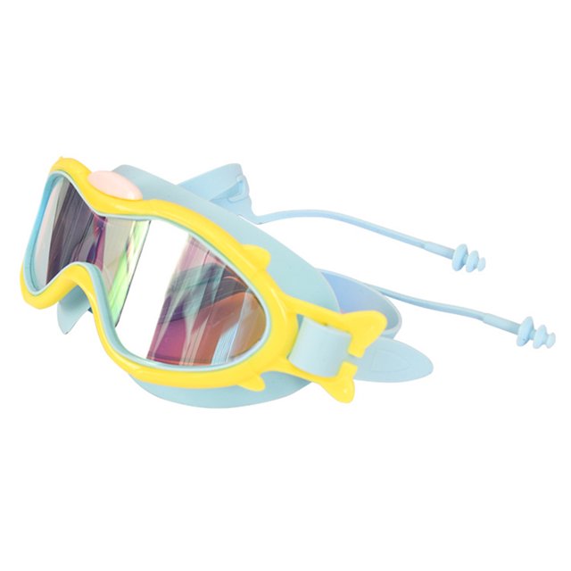 Gafas de natación selladas para niños, seguras, suaves, con tapones para los oídos, ajustables para deportes acuáticos Tmvgtek Para Estrenar