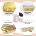 thumbnail image 4 of STONCEL Mini Loaf Pans With Lids and Spoons, 6.8oz Aluminum Foil Baking Pans, Rectangle Cupcake Baking Cups Muffin Tins, Small Cake Pans for Bread, Brownie, Cheesecake (50 Pack, Pink), 4 of 7