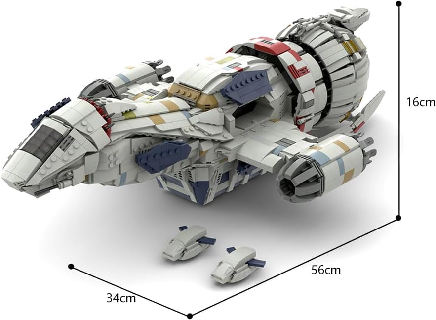 Firefly Class Serenity Building Blocks Kit Toys, Compatible with Lego, Movie Model Collectibles, for Boys or Girls Christmas Halloween Birthdays (2815 Pieces)