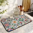 thumbnail image 3 of Large 19.5x12in Mexican Coffee Drying Mat Diatom Mud Pad with High Absorbency Coffee Mat Multi Use Kitchen Counter Gadget Designed for Effortless Cleaning, 3 of 7