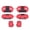 Red, variant on Protective Case for Beats Solo Buds TPU Shockproof Cover, Clear Anti Drop Earbuds Case for Beats Solo Buds Earphone Protective Shell