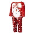 thumbnail image 3 of Christmas Family Pajamas Set Reindeer Pattern Tops And Pants, 3 of 9