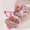 thumbnail image 3 of Boreal Craft Floral Petal 6 Compartment & Jewelry Organizer Flower Daily Organizer Small Portable Mini Functional Organizer With Dividers Container Meal Prep Container Reusable Cheese Storage, 3 of 7